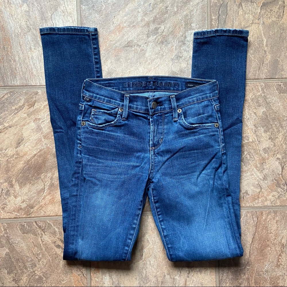 Citizens of Humanity Avedon Low Rise Skinny Leg Jeans (Size 24)